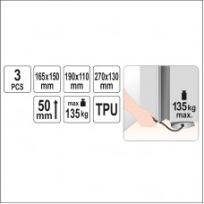 YT-67385 YATO Set 3 perne montaj, 135 kg max..